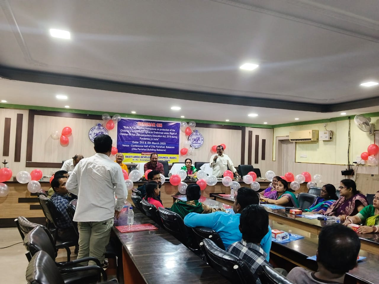 Inauguration by lighting lamp