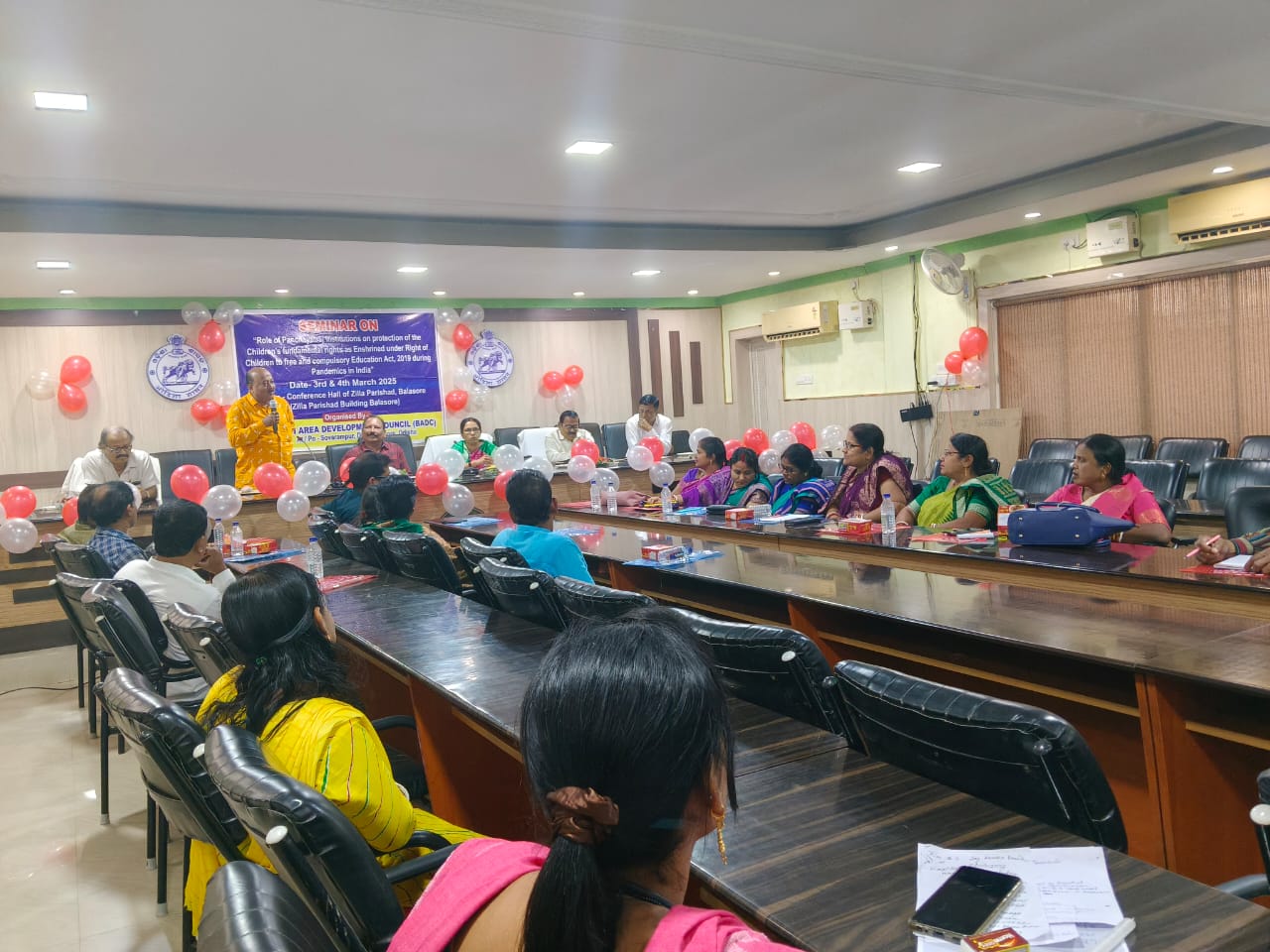 Dignitaries speaking