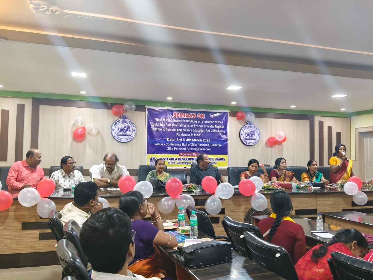 Inauguration by lighting lamp